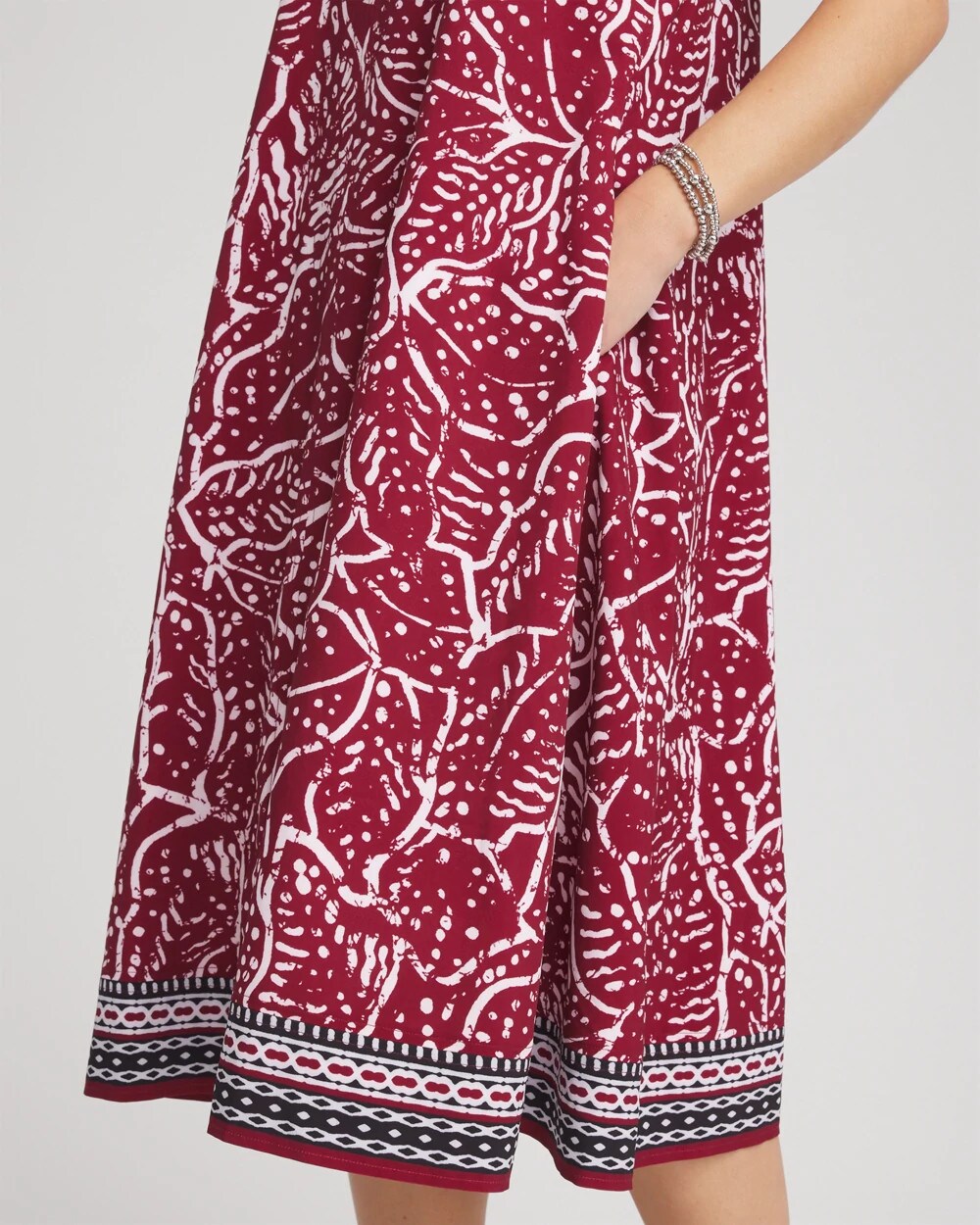 Chico's Zenergy® UPF Printed Midi Sports Dress