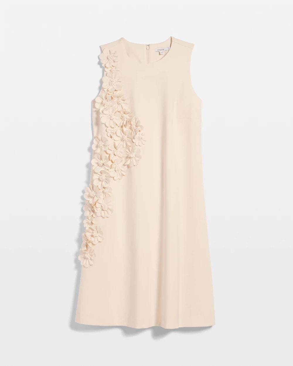 Chico's Appliqué Ponte Knit Dress