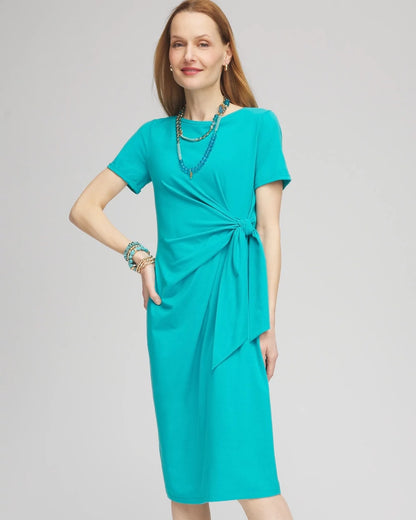 Chico's Twist Tie-Front Dress
