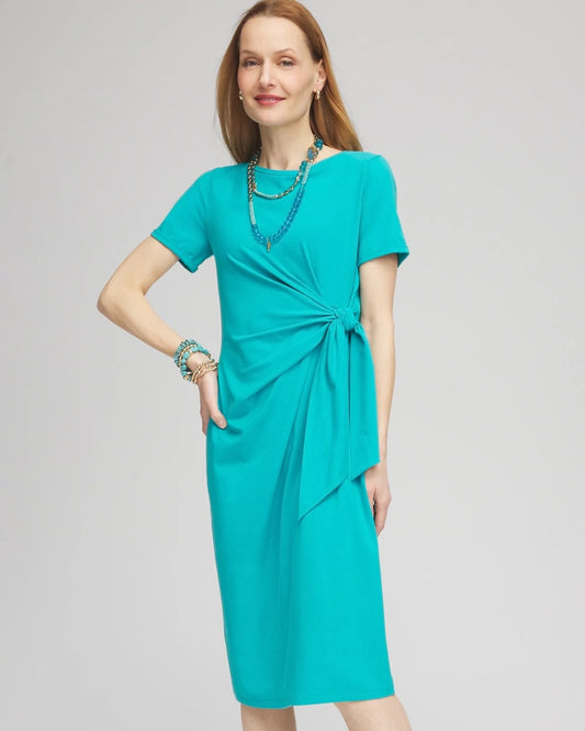 Chico's Twist Tie-Front Dress