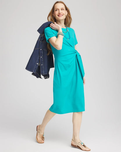 Chico's Twist Tie-Front Dress