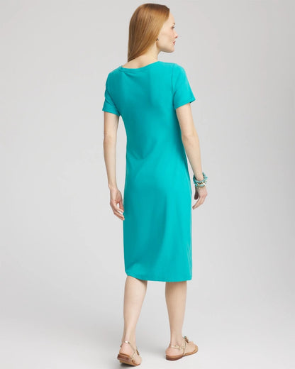 Chico's Twist Tie-Front Dress