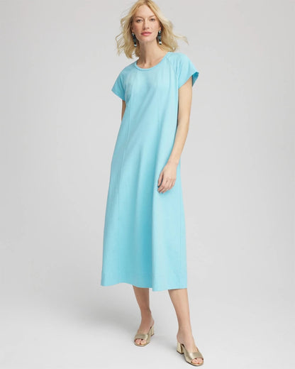 Chico's Short-Sleeved Maxi Dress
