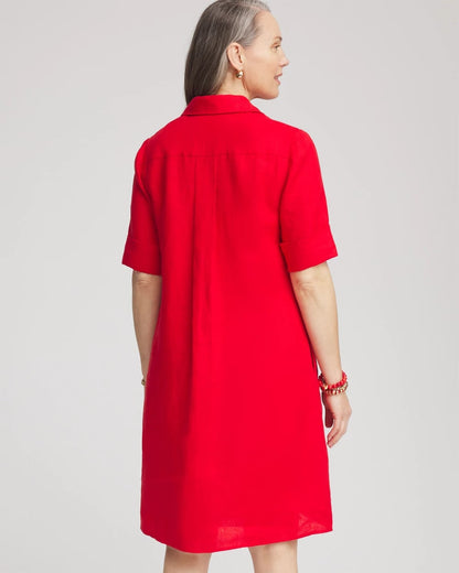 Chico's Linen Shirtdress