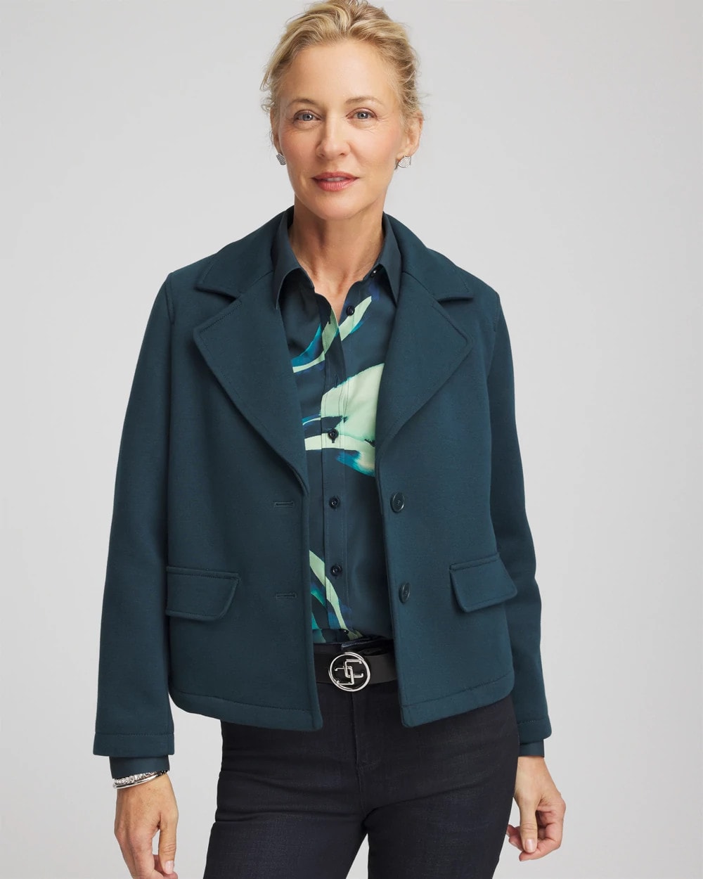 Chico's Plush Knit Blazer