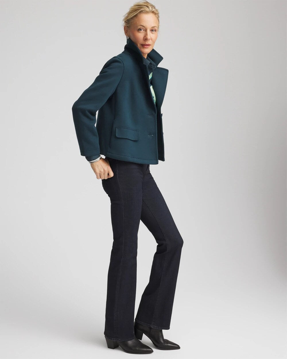 Chico's Plush Knit Blazer
