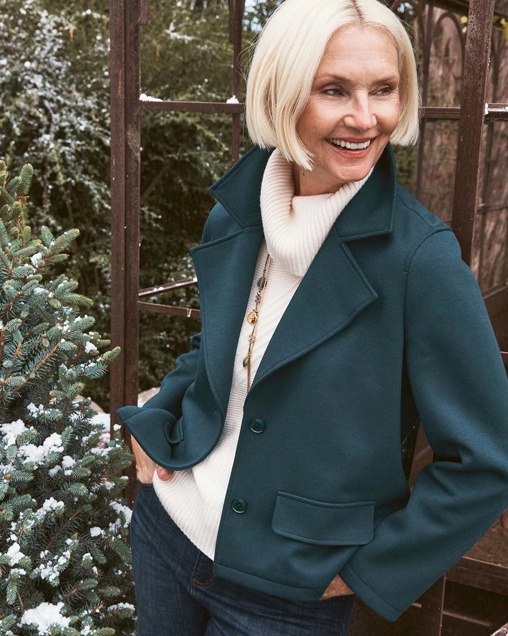 Chico's Plush Knit Blazer