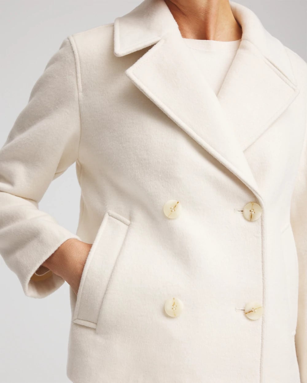 Chico's Wool Peacoat