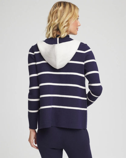 Chico's Zenergy® Luxe Reversible Stripe Cardigan