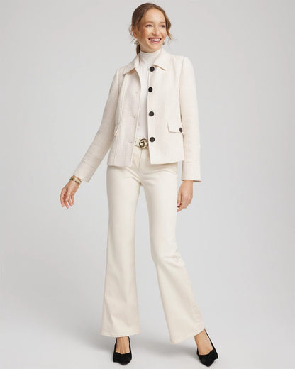 Chico's Bouclé Chore Jacket