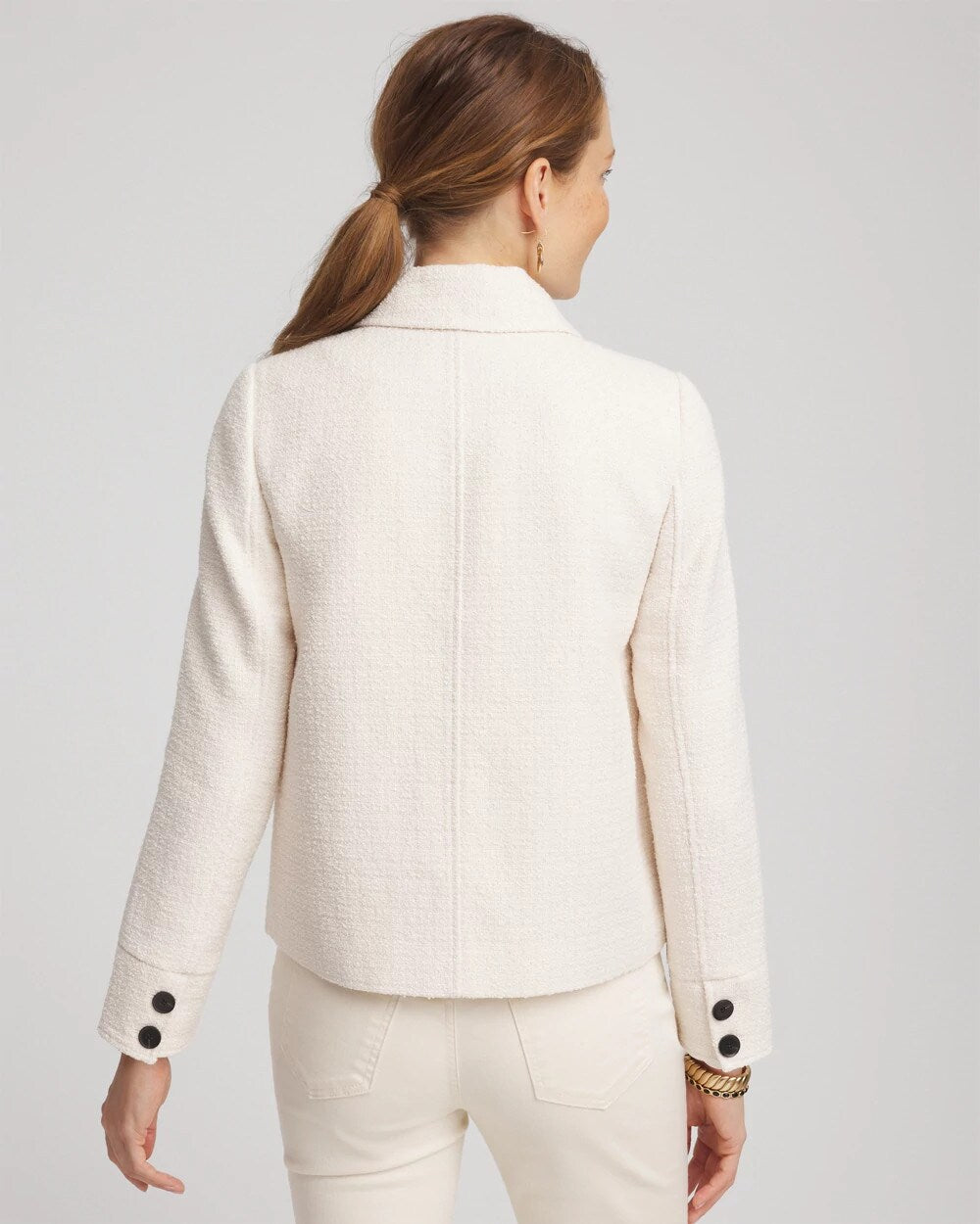 Chico's Bouclé Chore Jacket