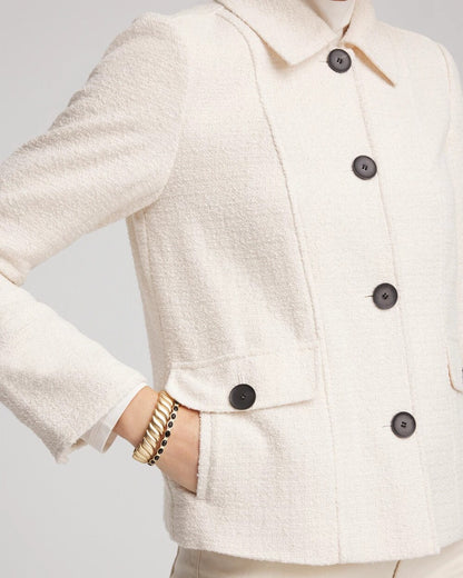 Chico's Bouclé Chore Jacket
