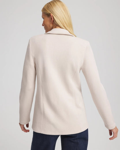 Chico's Single-Breasted Sweater Blazer