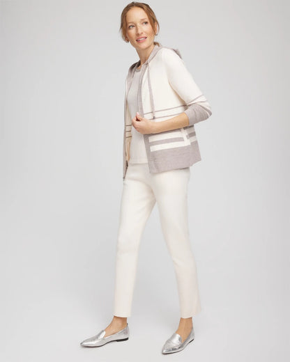 Chico's Zenergy® Luxe Metallic Striped Sweater