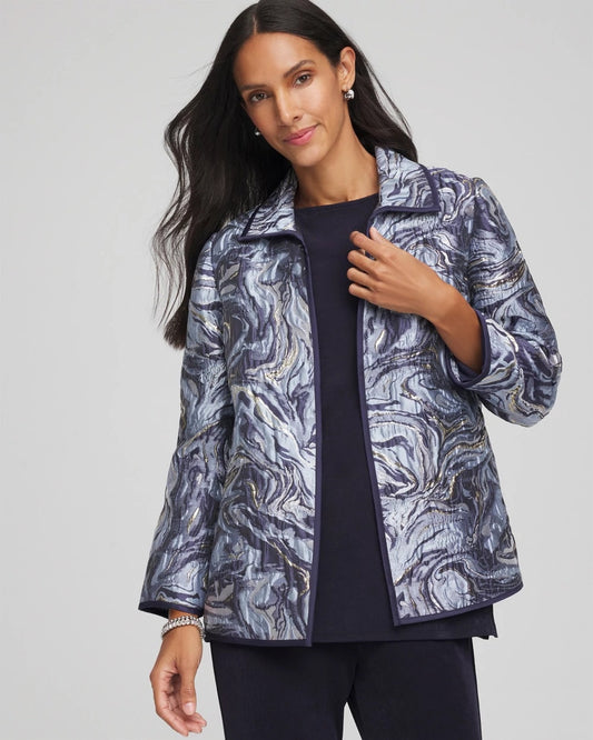 Chico's Travelers™ Jacquard Swirl Jacket