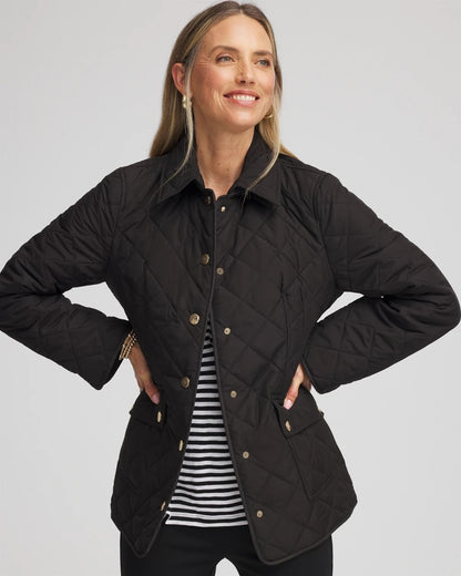 Chico's Quilted Barn Jacket