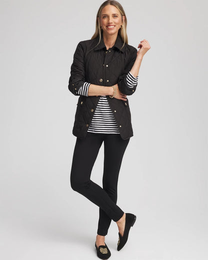 Chico's Quilted Barn Jacket