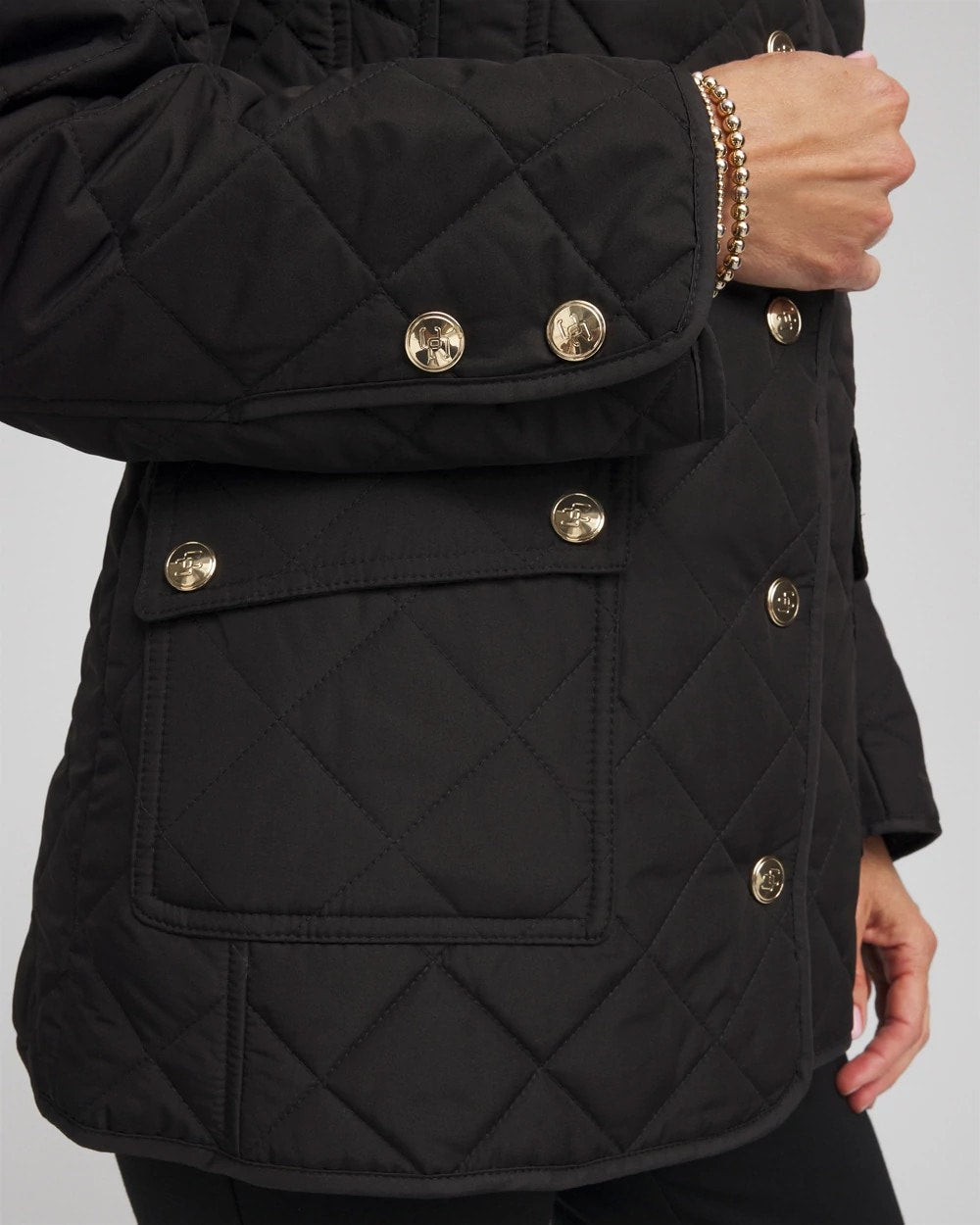Chico's Quilted Barn Jacket