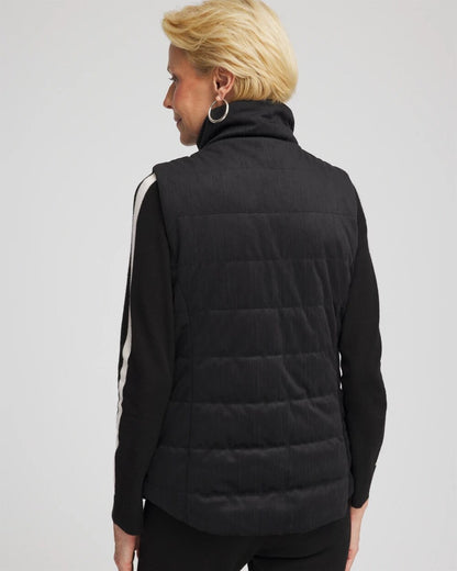 Chico's Zenergy® Reversible Velvet Puffer Vest