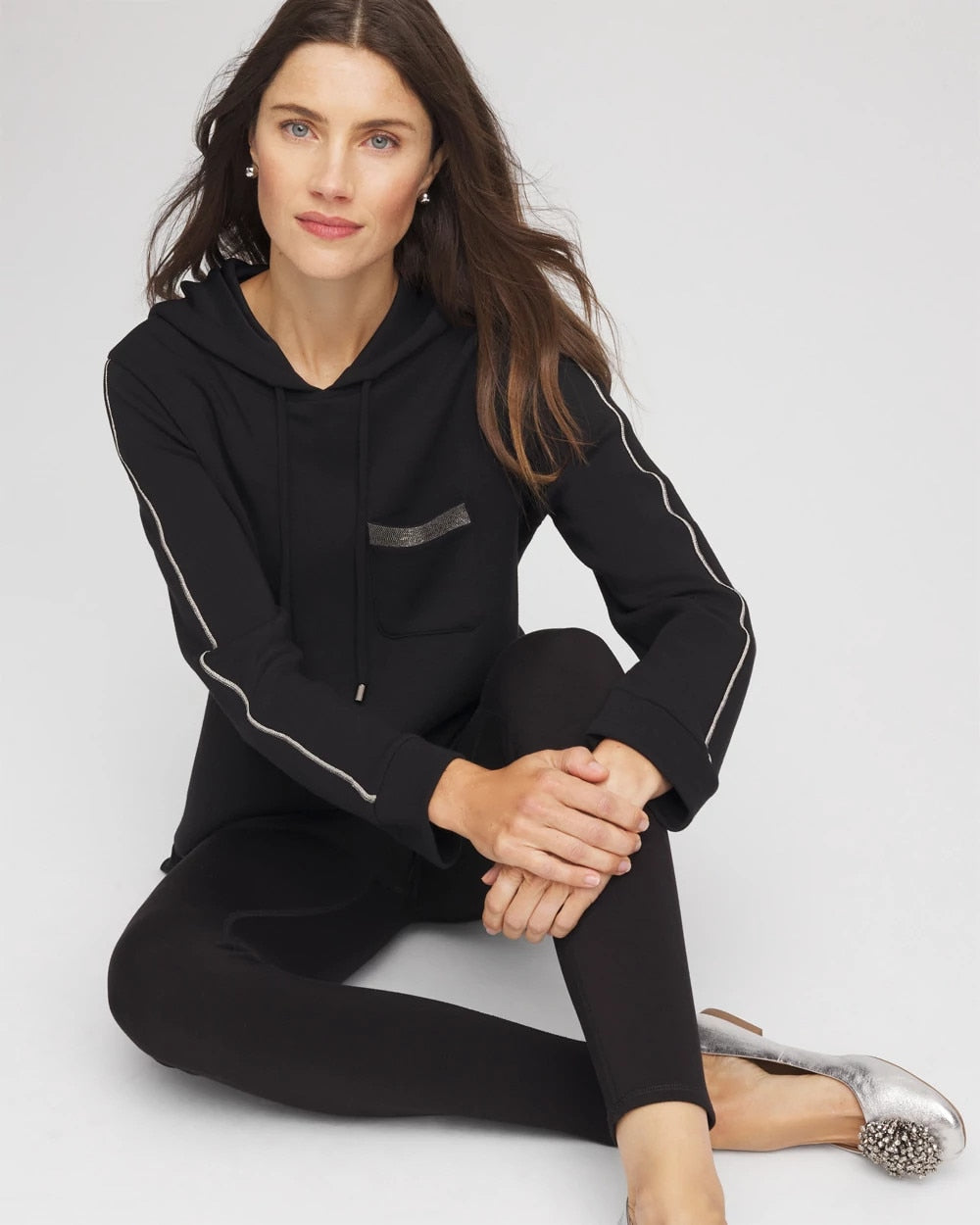 Chico's Zenergy® Caviar Bead Sweatshirt