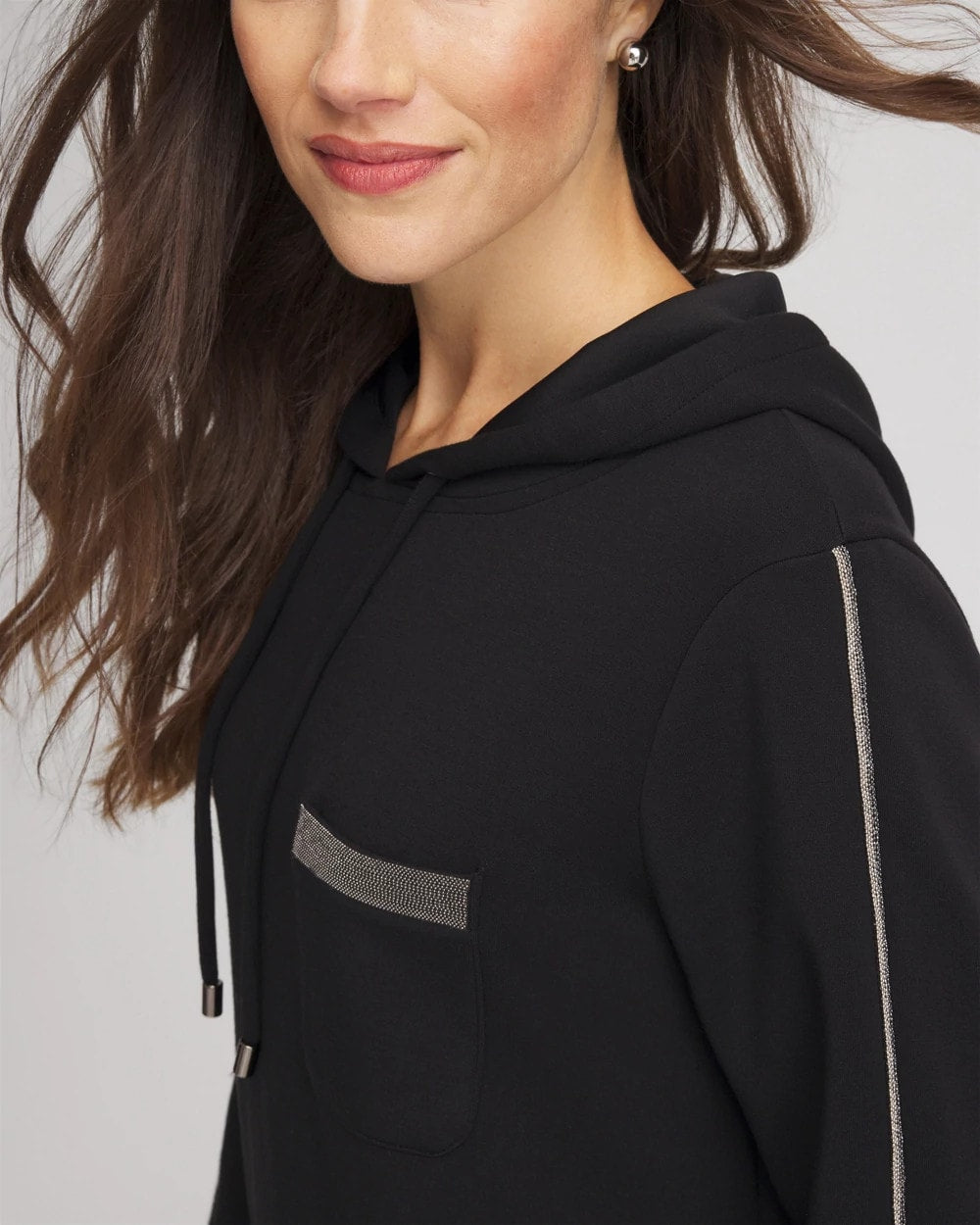Chico's Zenergy® Caviar Bead Sweatshirt
