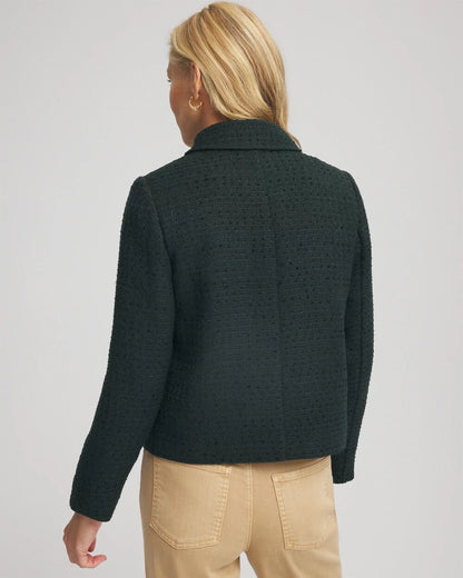 Chico's Tweed Cropped Jacket