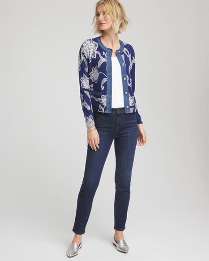 Chico's Floral Lady Jacket