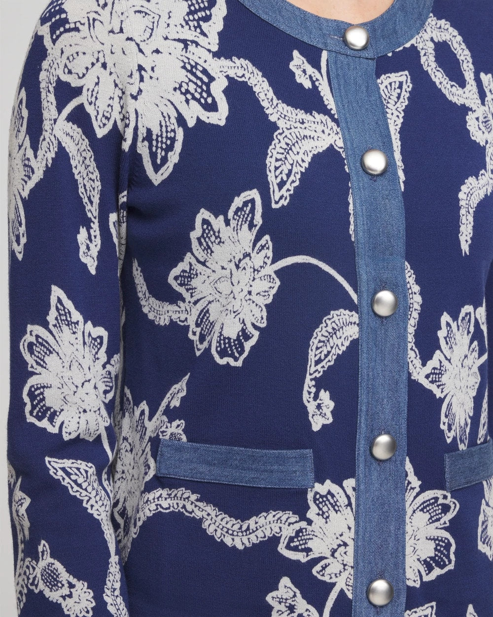 Chico's Floral Lady Jacket