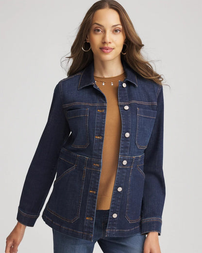 Chico's Denim Field Jacket