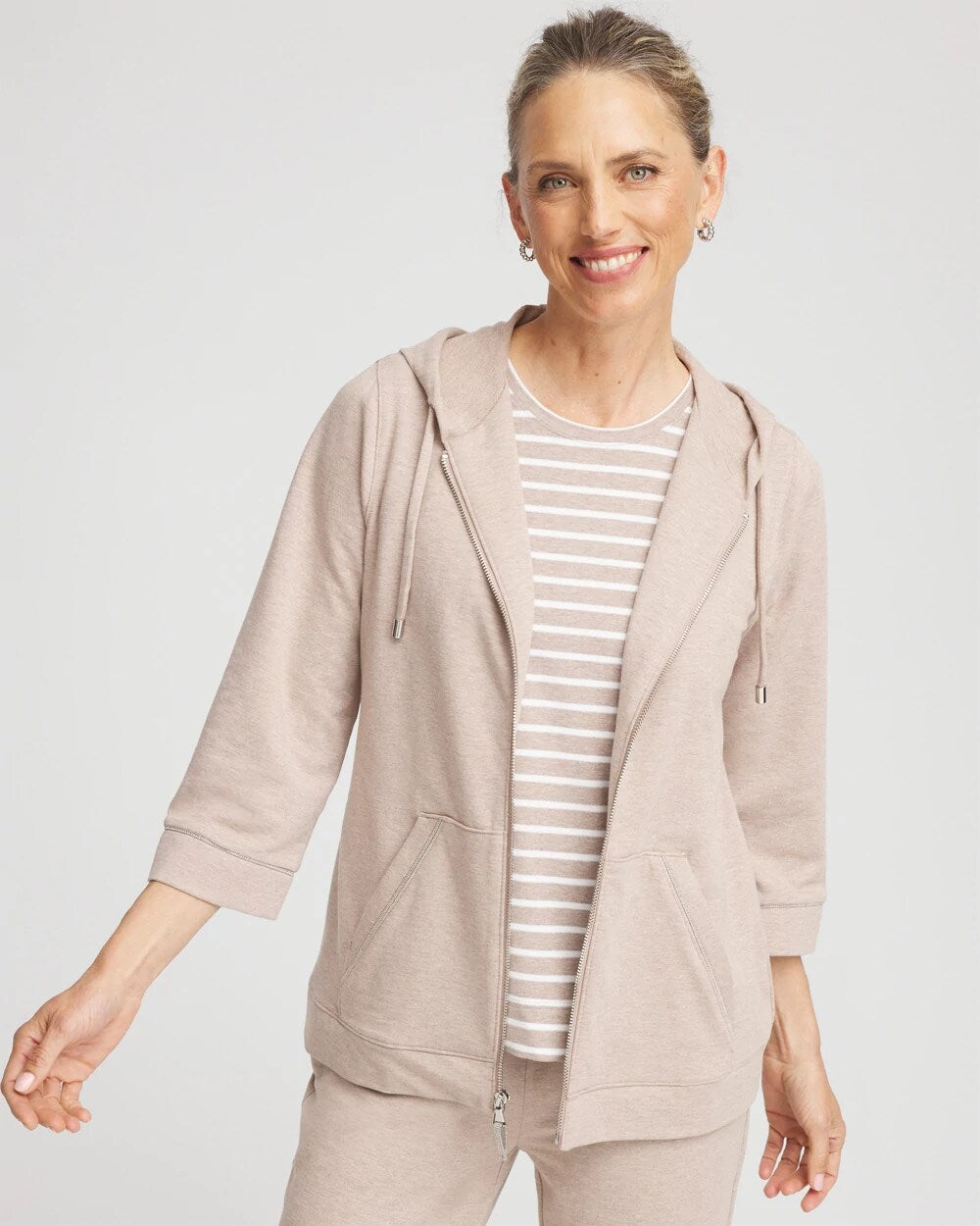 Chico's Zenergy® French Terry Full-Zip Jacket