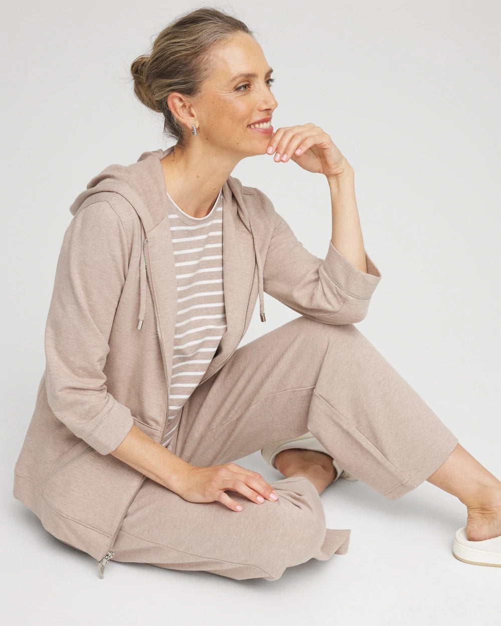 Chico's Zenergy® French Terry Full-Zip Jacket