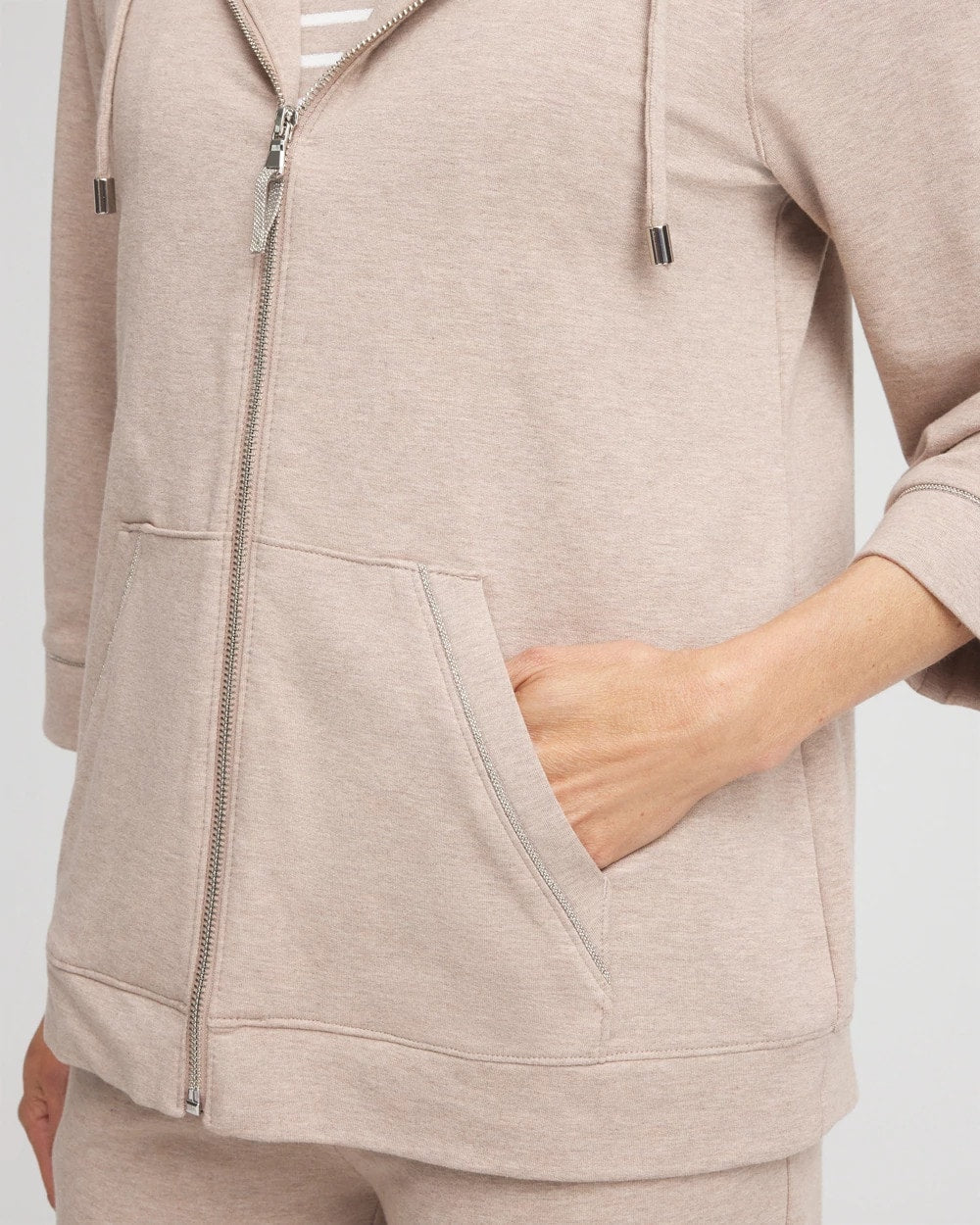 Chico's Zenergy® French Terry Full-Zip Jacket