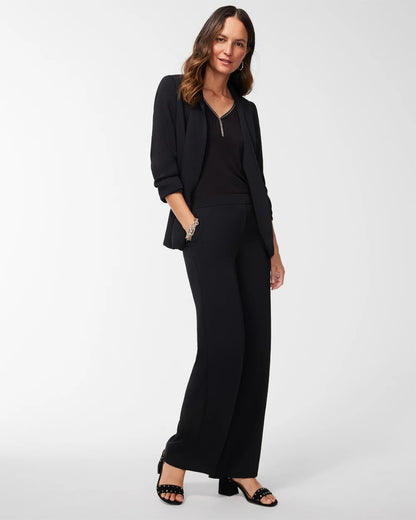 Chico's Ruched Sleeve Blazer