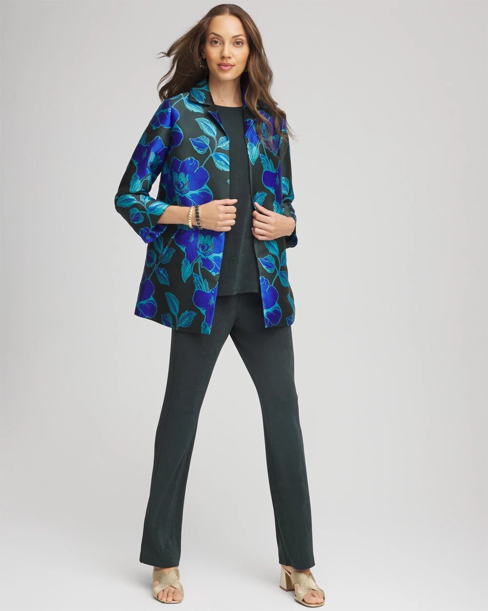 Chico's Travelers™ Collection Jacquard Jacket