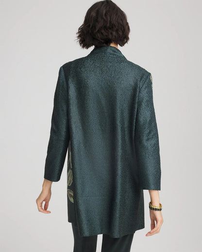 Chico's Travelers™ Collection Artisanal Crushed Reversible Jacket