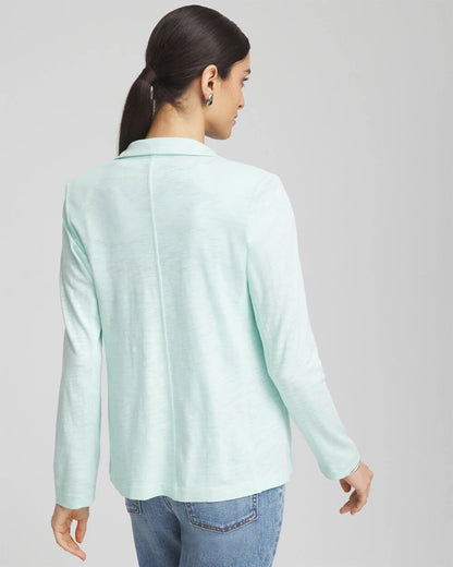 Chico's Slub Knit Blazer