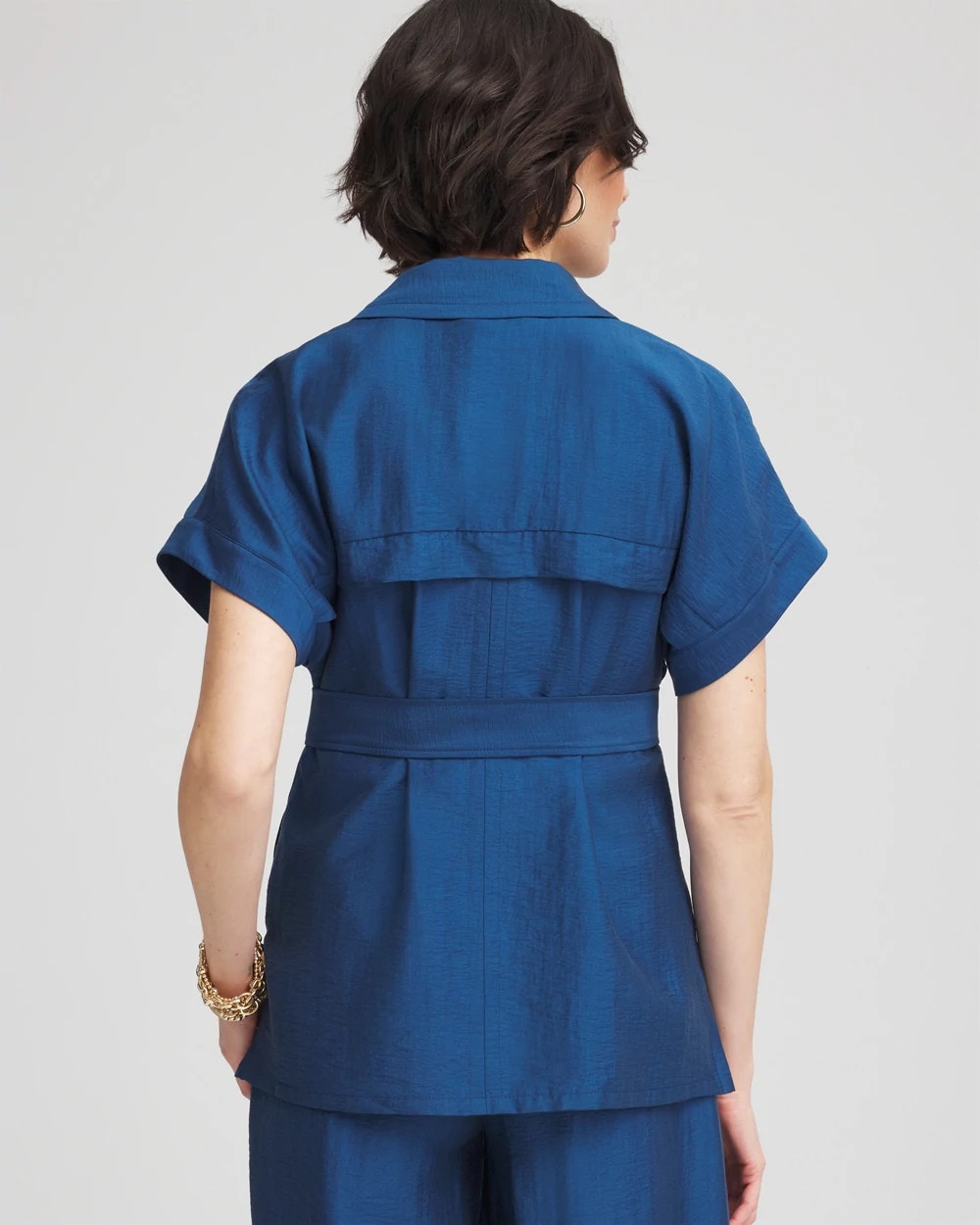 Chico's Cargo Shirt Jacket