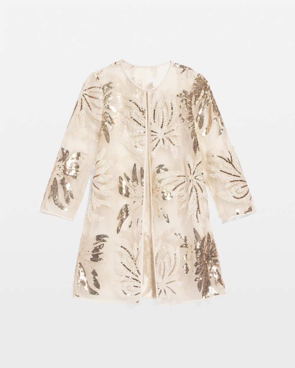 Chico's Travelers™ Collection Sequin-Mesh Jacket