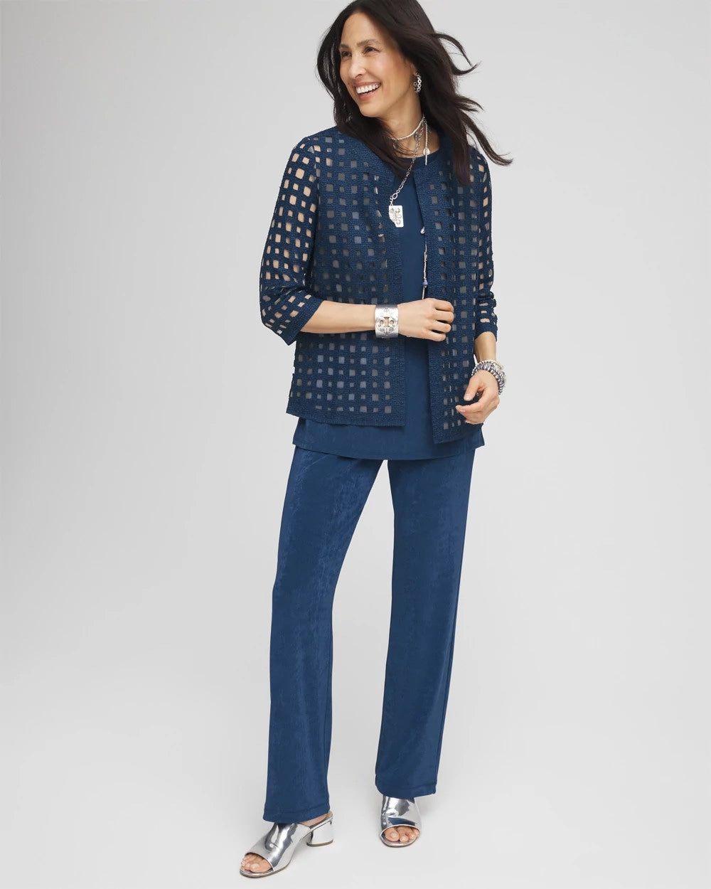 Chico's Travelers™ Collection Cutout Crush Jacket
