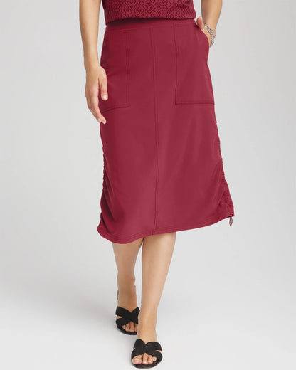 Chico's Zenergy® UPF Bungee-Hem Pull-On Skirt