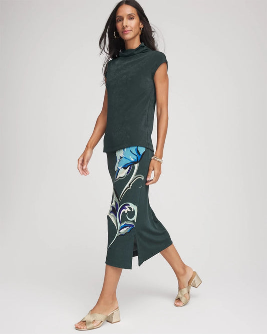 Chico's Travelers™ Artisanal Midi Skirt
