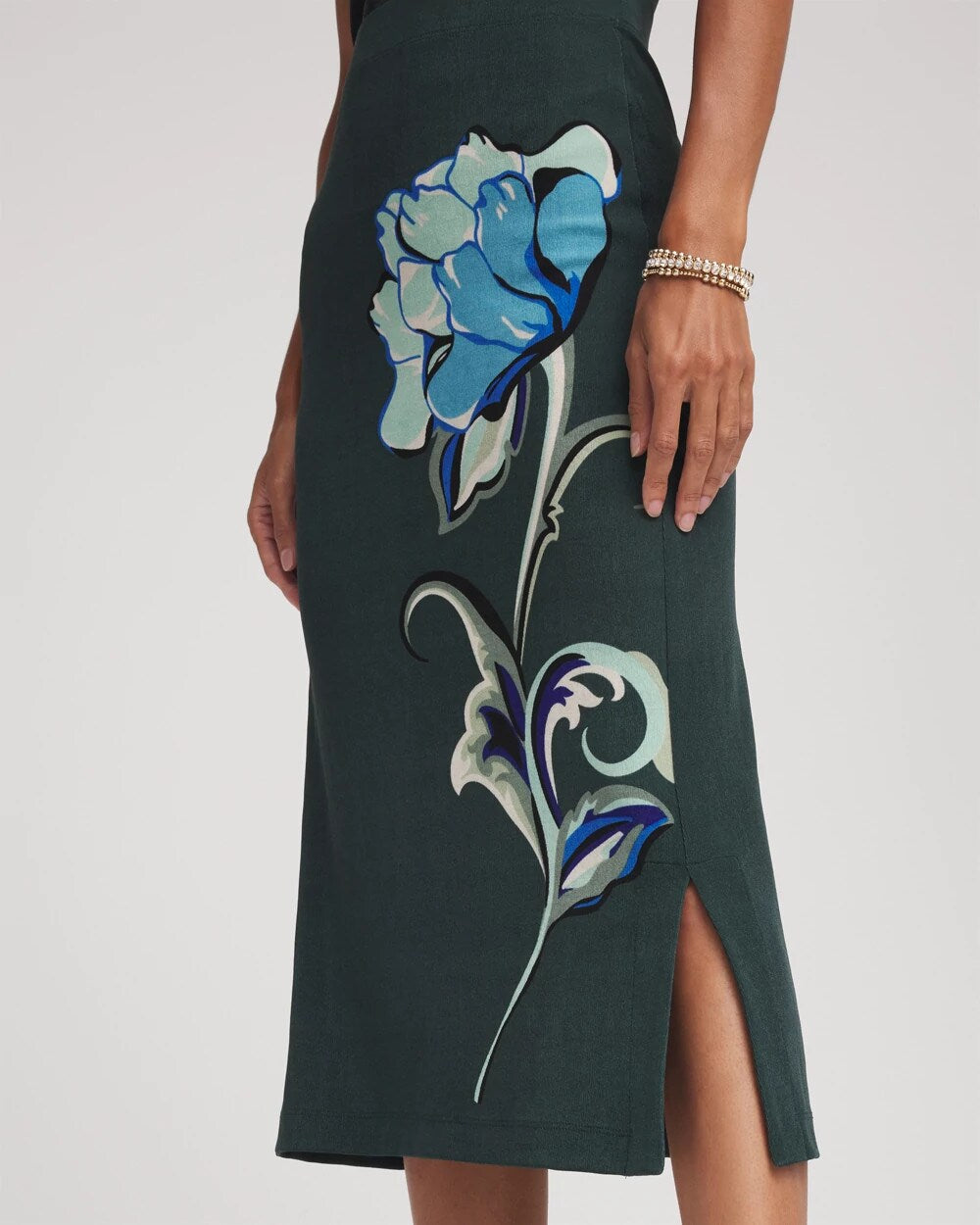 Chico's Travelers™ Artisanal Midi Skirt