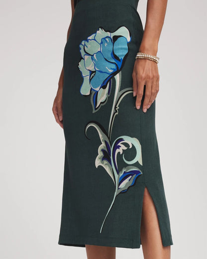 Chico's Travelers™ Artisanal Midi Skirt