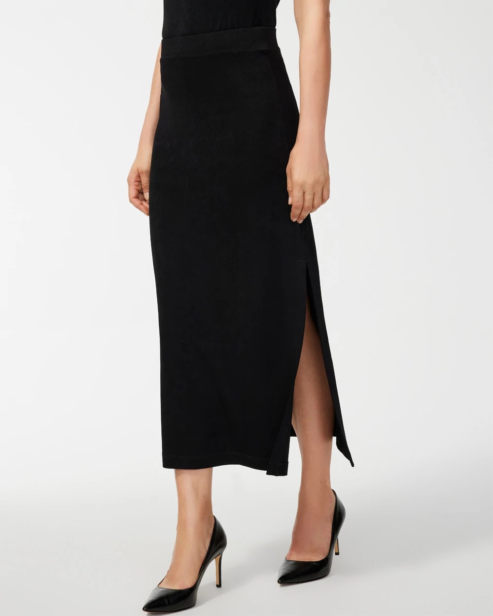 Chico's Travelers™ Side-Slit Maxi Skirt