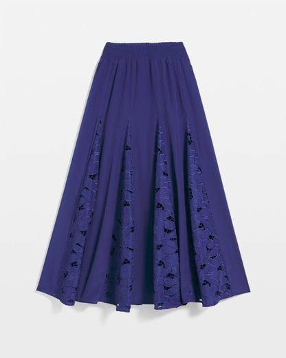 Chico's Godet Maxi Eyelet Skirt