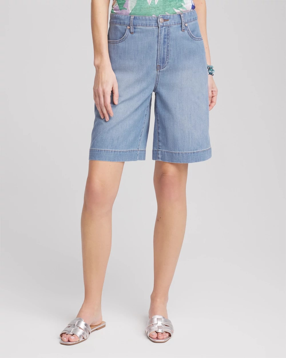 Chico's Lightweight Summer Jean Shorts