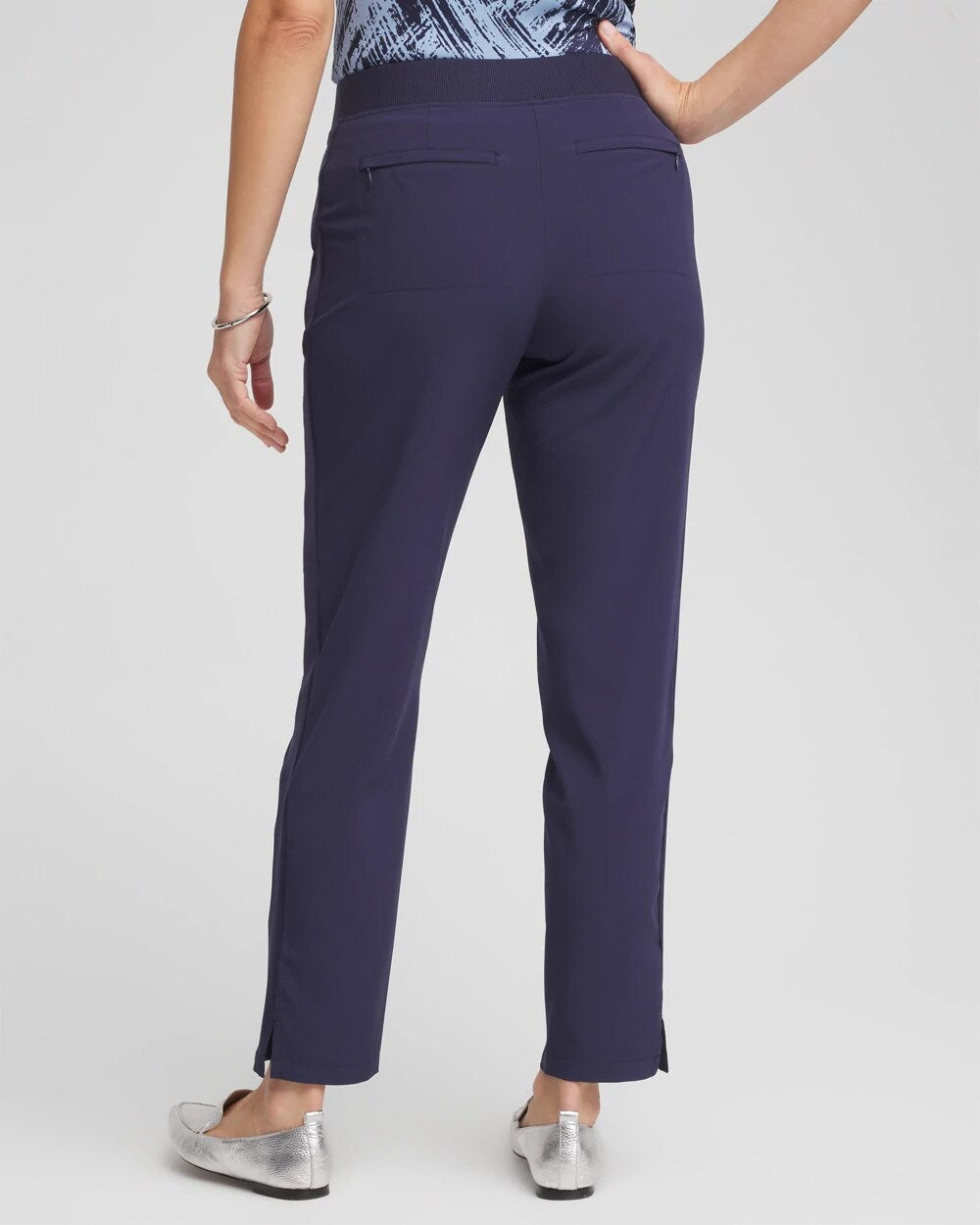 Chico's Zenergy® UPF Rib Mix Ankle Pants