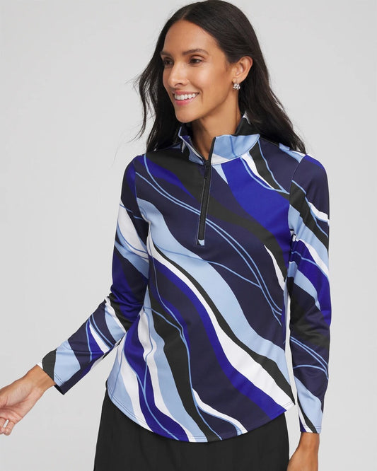 Chico's Zenergy® UPF Voyage Half Zip