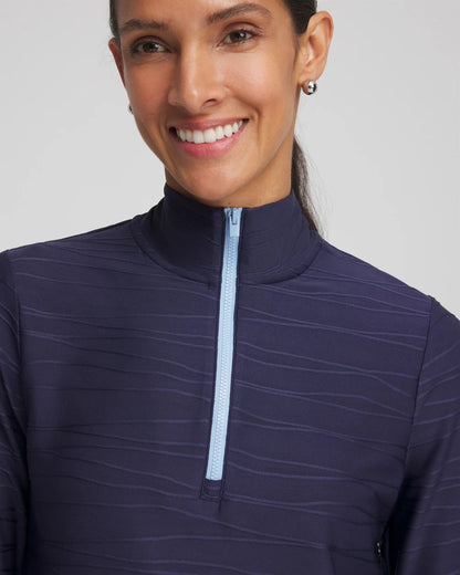 Chico's Zenergy® UPF Wave Half Zip