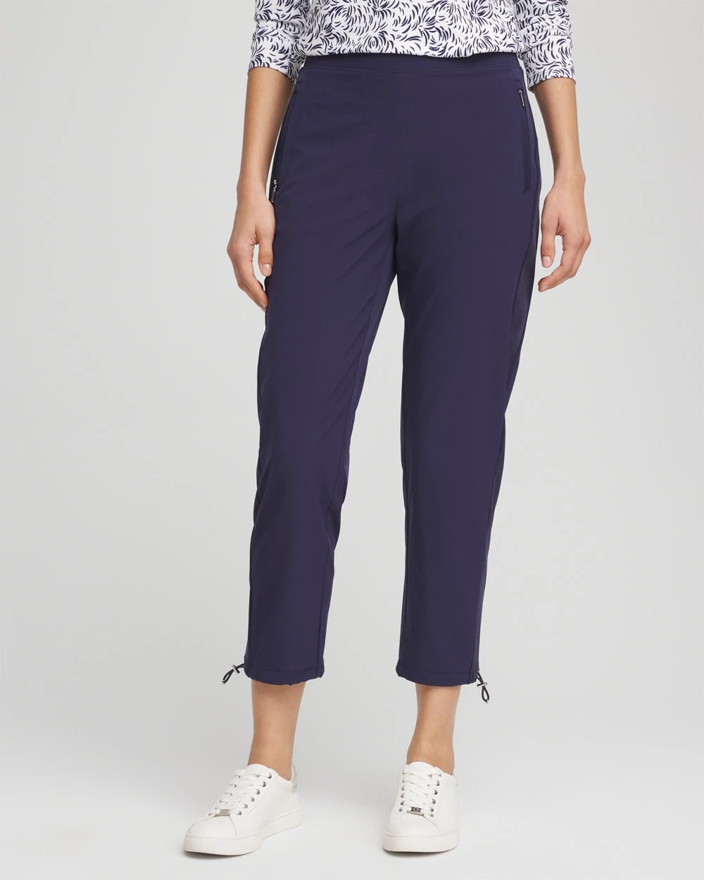 Chico's Zenergy® UPF Rib Mix Cropped Pants